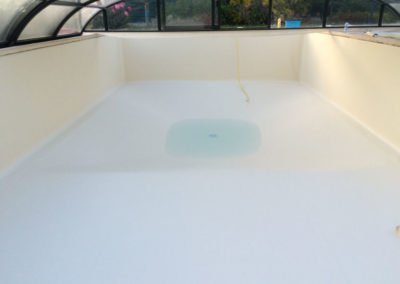 Rénovation piscine avec PVC armé